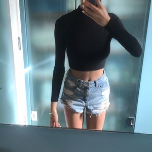 Mock neck long sleeve. Pretty little thing